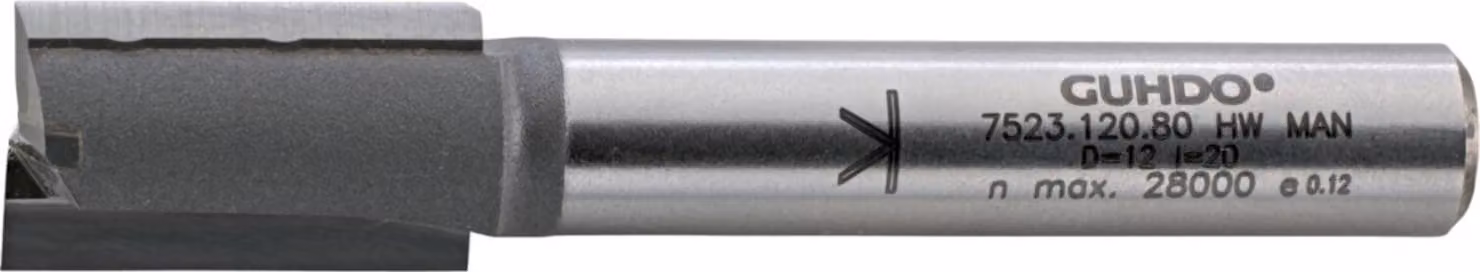Fresa a scanalatura HW D20 l19 L70 S8 Guhdo | 4030289067896
