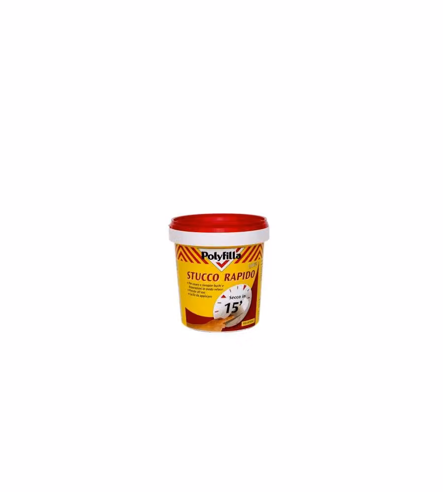 Polyfilla Stucco Rapido Bianco 1 kg Pronto all'uso per Riparazioni Interne