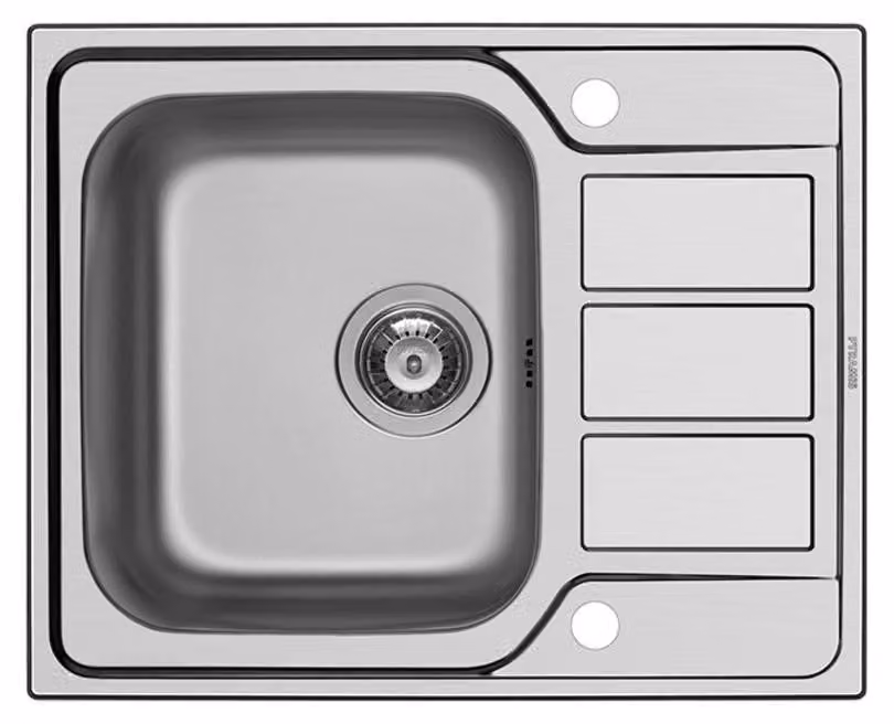 Lavello in acciaio inox Pyramis ATHENA 62x50 1B1D