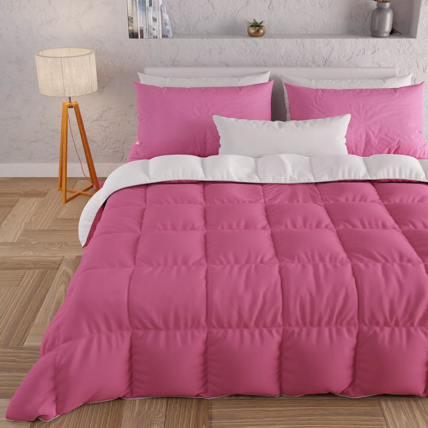 Coperta invernale per letto, dimensioni 240x260 cm, reversibile, ipoallergenica, in microfibra
