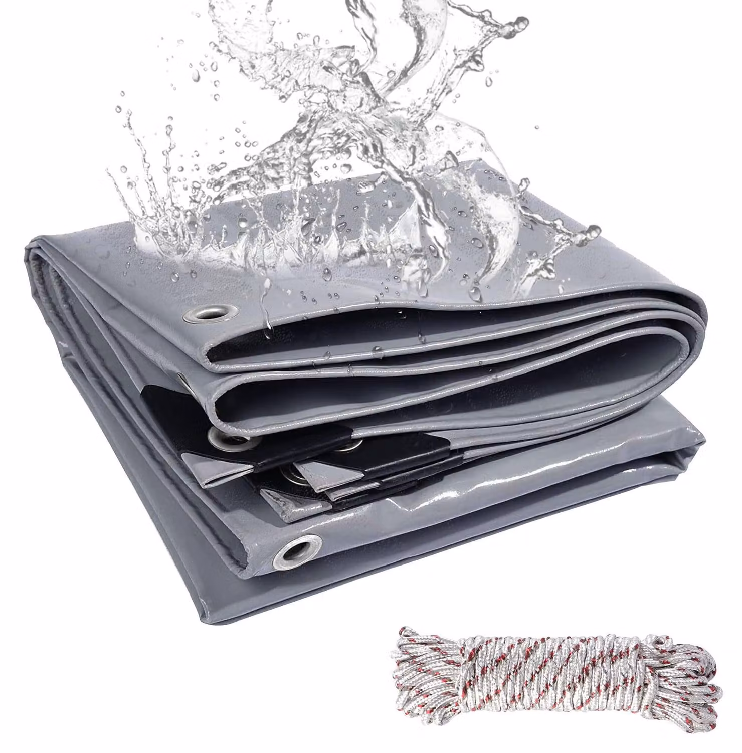 Telo coprioggetto, 3 x 4 metri, impermeabile, 440 g/m², multifunzionale, resistente ai raggi UV