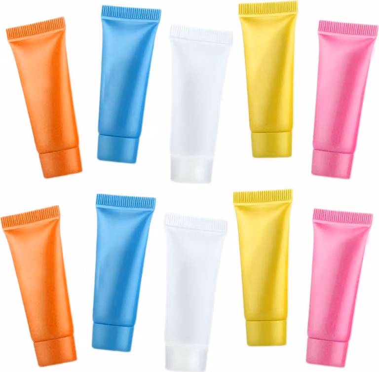 Set di 50 provette ricaricabili vuote (5 ml, colori misti)