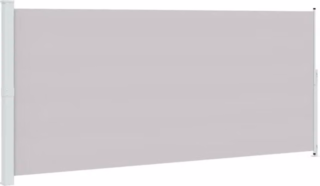 Tenda laterale retrattile DESIGN IN per patio in poliestere e acciaio, colore grigio, L: 500 cm, H: 220 cm