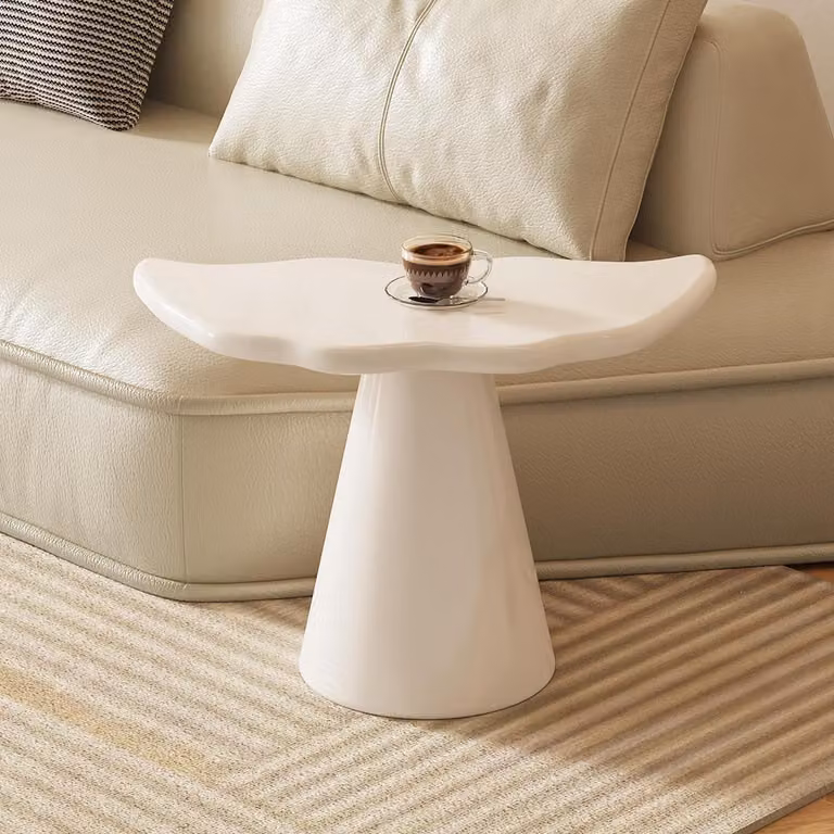 Tavolino di servizio, tavolino da caffè, forma irregolare, soggiorno, camera da letto, ufficio