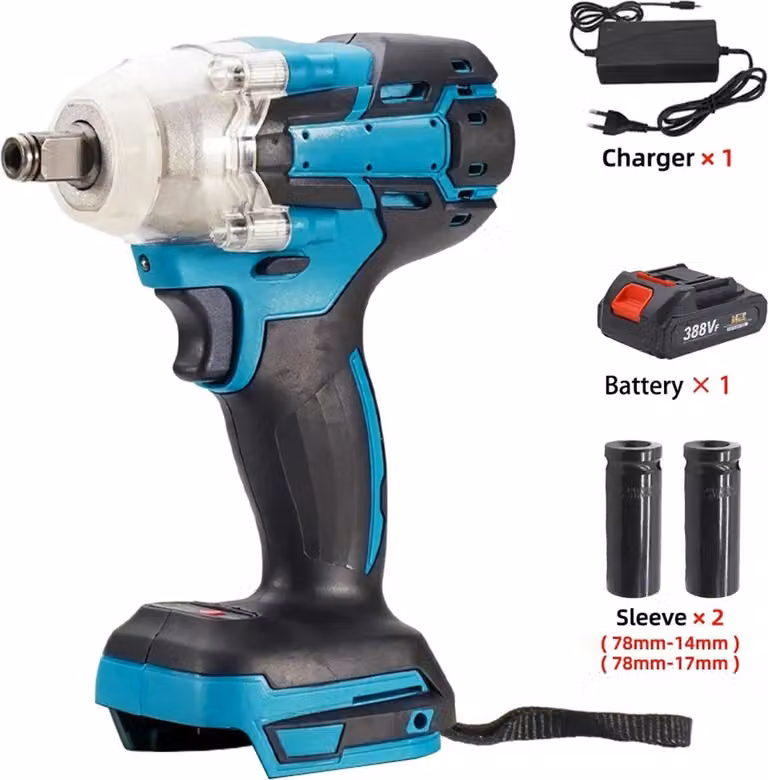 Avvitatore a impulsi, coppia 520 Nm, motore senza spazzole, T3, EU