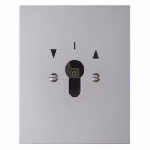 Berker 4412 Interruttore a chiave per tapparelle, versione Up, per semicilindro profilato in pressofusione, IP44