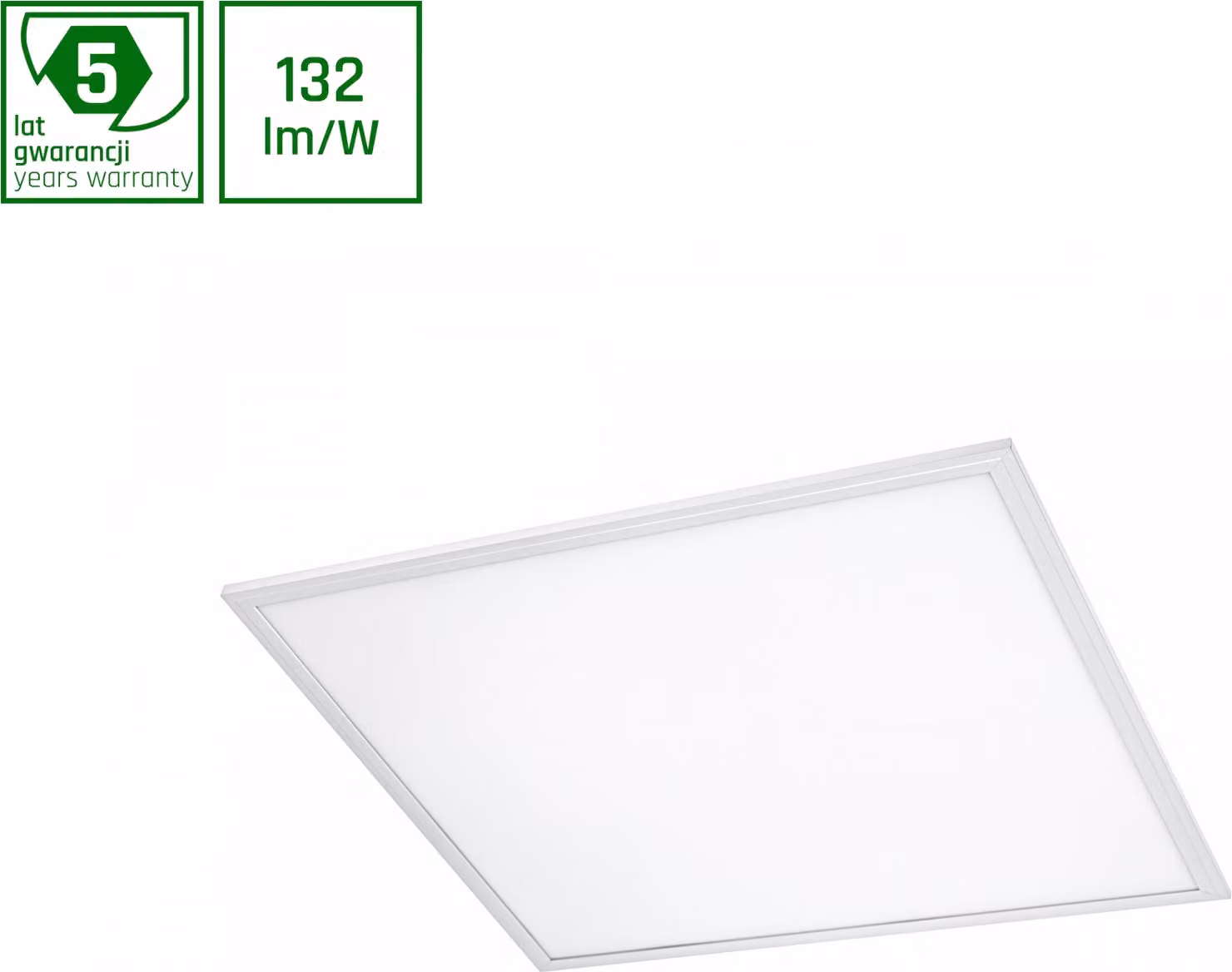 Pannello LED Spectrum Algine 45W angolare 60x60cm 4880lm IK06 bianco 120° IP20 bianco freddo 6000K