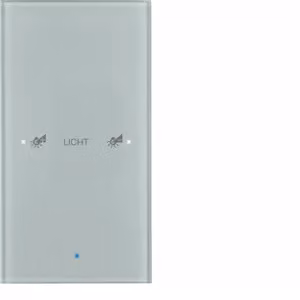 Berker 75141134 Sensore in vetro a 1 posto Comfort, vetro e alluminio, sensore Berker TS