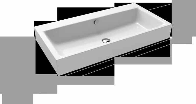 Lavabo à poser Kaldewei Puro 3158, 900 x 460 x 120 mm, 900806003001, 900806003001