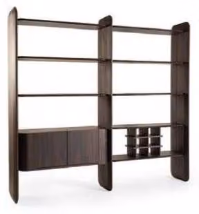Bücherregal Holz Regal Schrank Büro Einrichtung Designer Modernen Trenn Regale