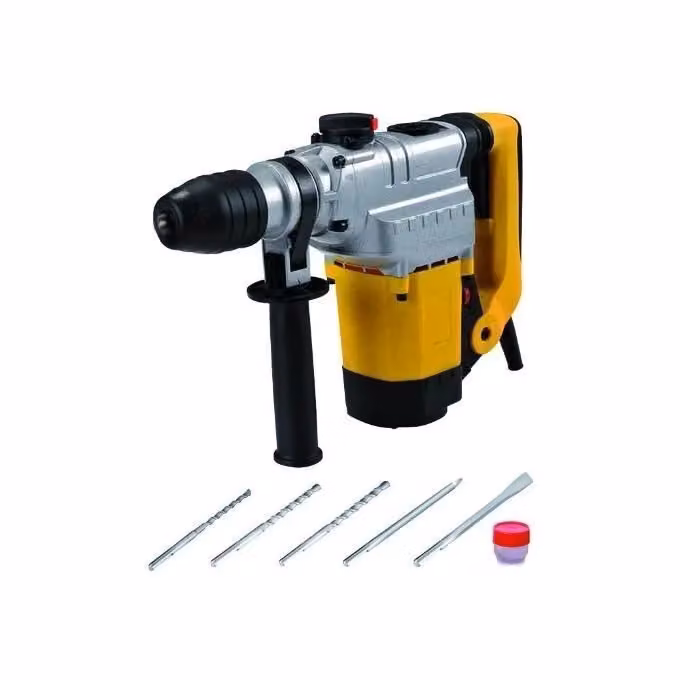 Martello Perforatore Demolitore Vigour VBH 400-E Giallo, SDS-MAX 40 mm, 1300 W, 2-8 Joule, 7 Kg – 2