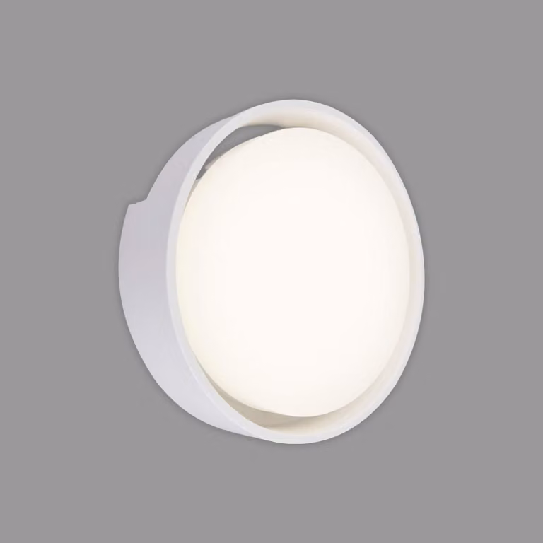 Lampada da parete esterna a LED, grado di protezione IP44, 18W, 1500 lumen, 4000K (bianco neutro), dimensioni 220x68 mm
