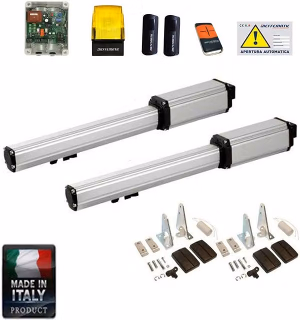 KIT BH CORSA 300 24V MOTORIZZAZIONE CANCELLO 2 ANTE ANTA BATTENTI AUTOMATISMO