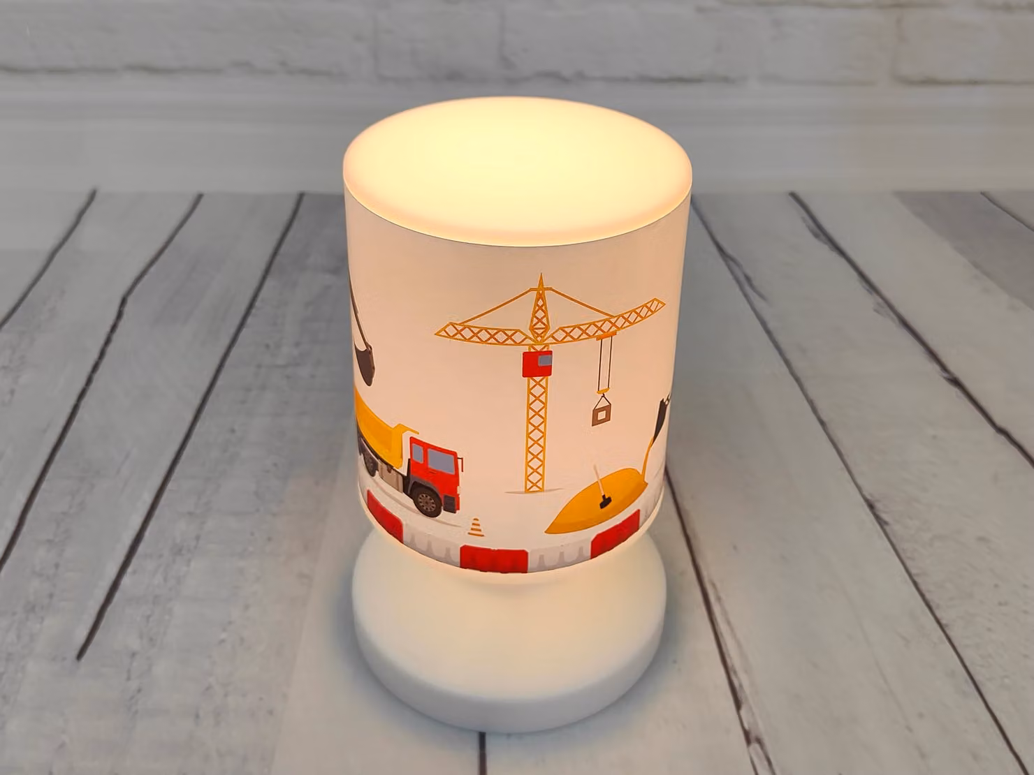 Lampada da tavolo ricaricabile da cantiere