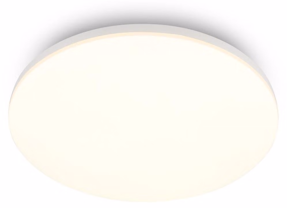 Briloner Plafoniera Ø36cm rotonda 24W 2550lm 3000K bianco caldo bianco - Lampada soffitto soggiorno camera da letto cucina corridoio