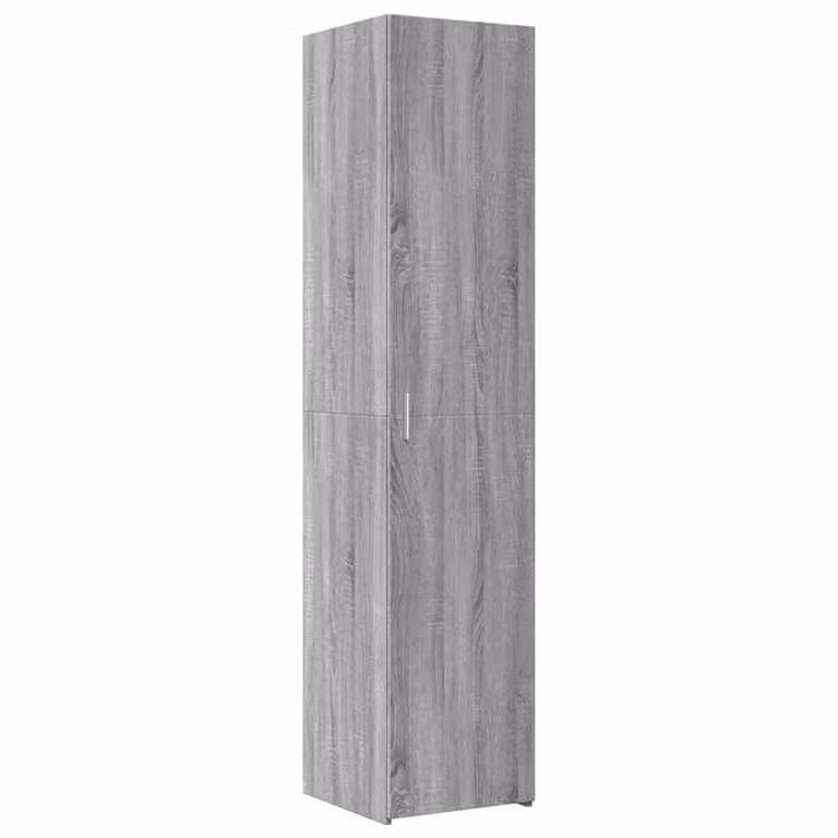 Credenza Grigio Sonoma 40x42,5x185 cm in Legno Ingegnerizzato