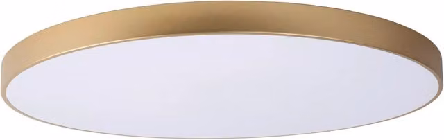 Plafoniera LED Lucide UNAR Ø80cm 80W oro tonda calda 2700K