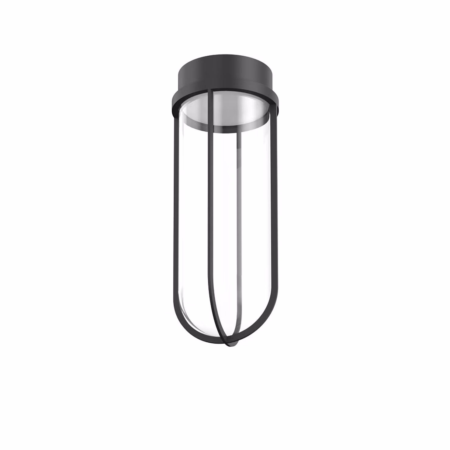 Flos - In Vitro Ceiling - Esterno - Nero