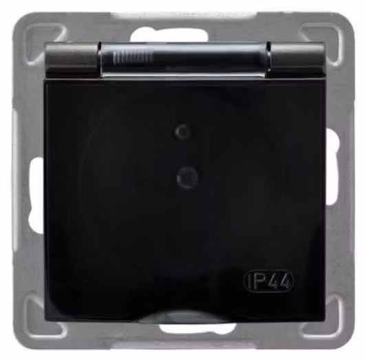Ospel GPH-1YZ/m/50/d, Antracite, IP44, 16 A, 71 mm, 44 mm, 71 mm