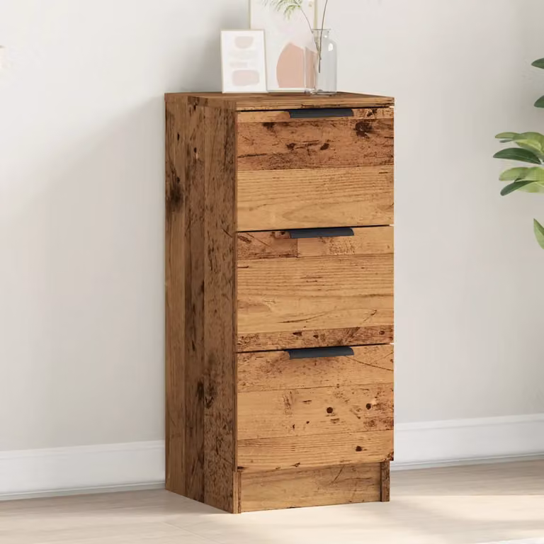 Credenza vidaXL in legno multistrato marrone stile classico, sospesa, L/P/H: 30 x 30 x 70 cm