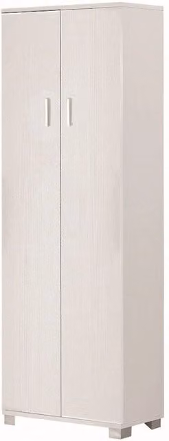 Armadio 2 Ante Kit Bianco Fiammato cm 62x34x178h - Sarmog