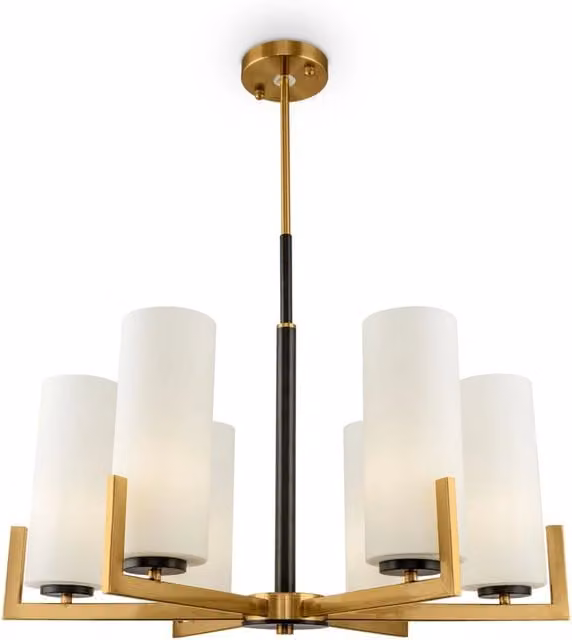 Lampadario Modern in Metallo Fortano Ottone