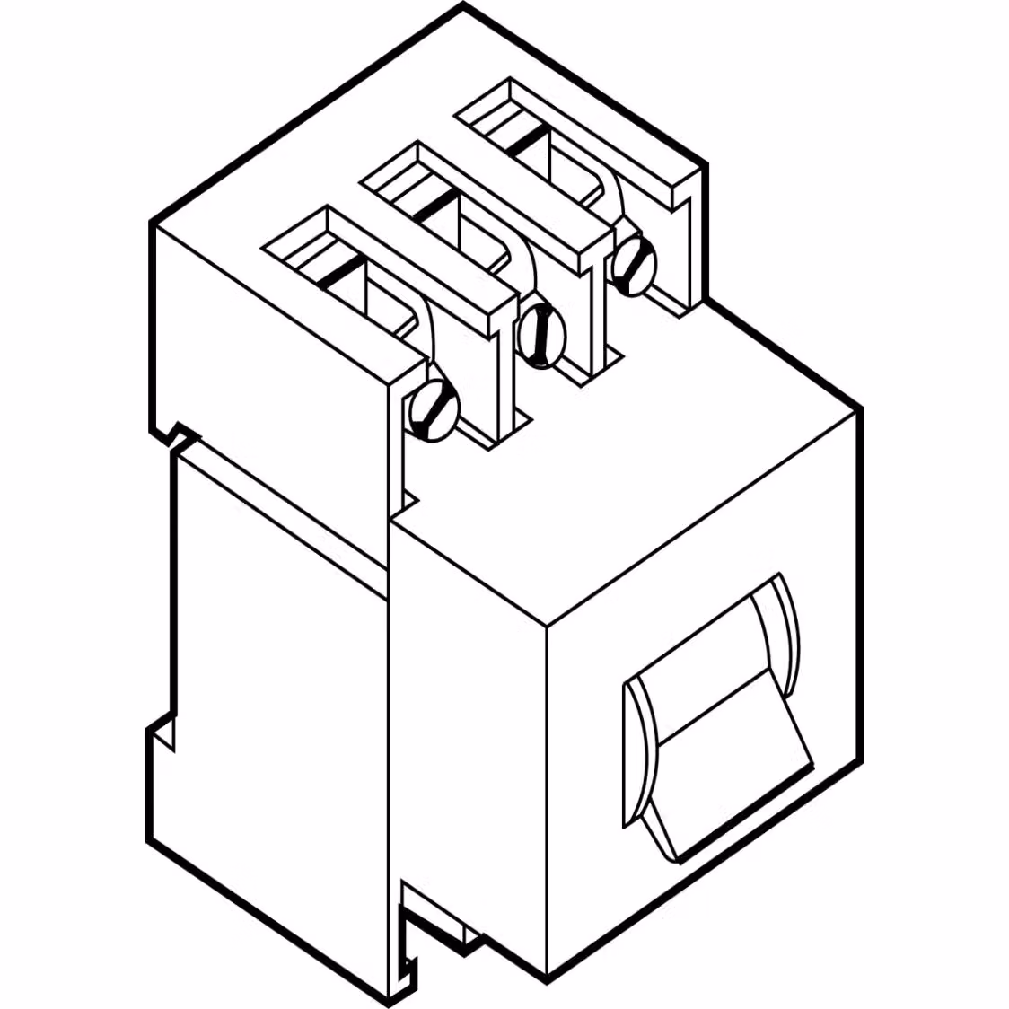 Interruttore generale ABN a 3 poli, 63 A, 3 moduli, 10 kA, XHS363