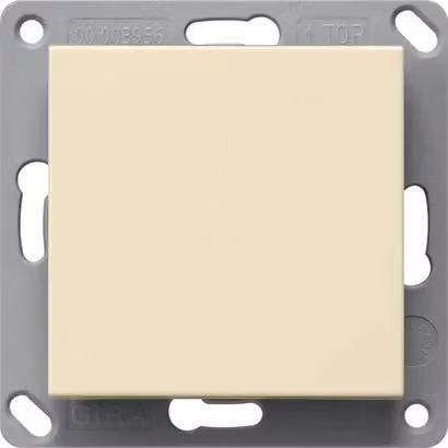 Trasmettitore da parete Gira BT 1f Sistema 55 Bianco crema 246101