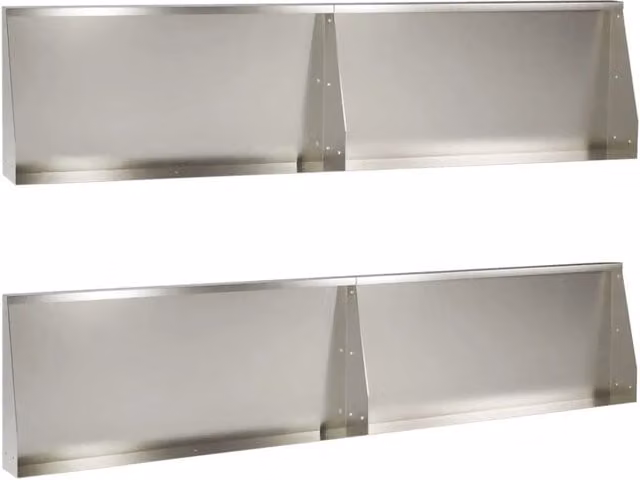 Muro di contenimento 4 pz 100 x 12 x 40 cm Acciaio Inox Argento 3449041