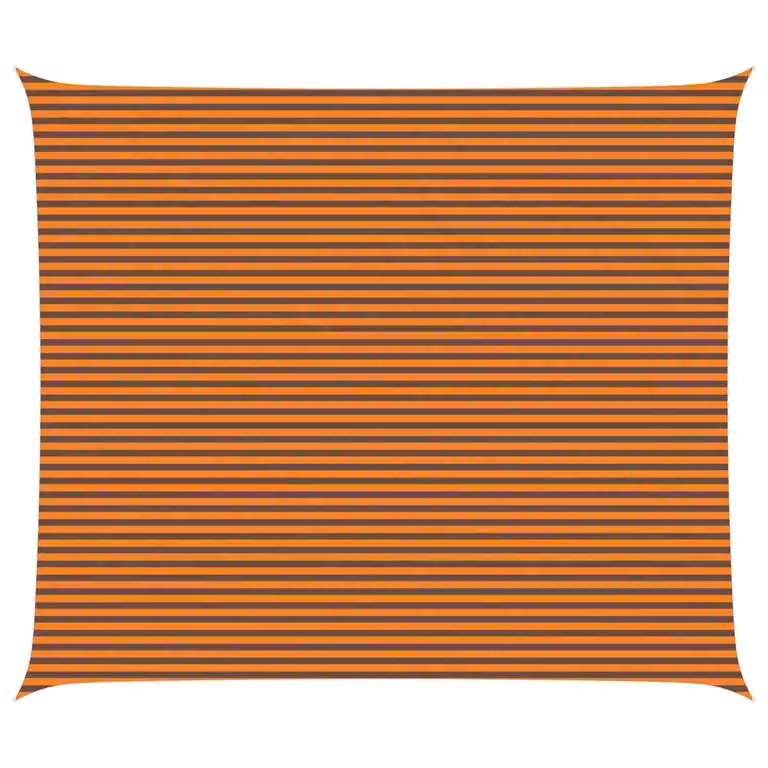 Vela ombreggiante vidaXL in poliestere, Arancione e Marrone, L: 7 m x P: 6 m