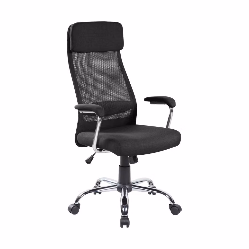 Sedia da ufficio ergonomica Jou DMORA con braccioli, Nero – 2