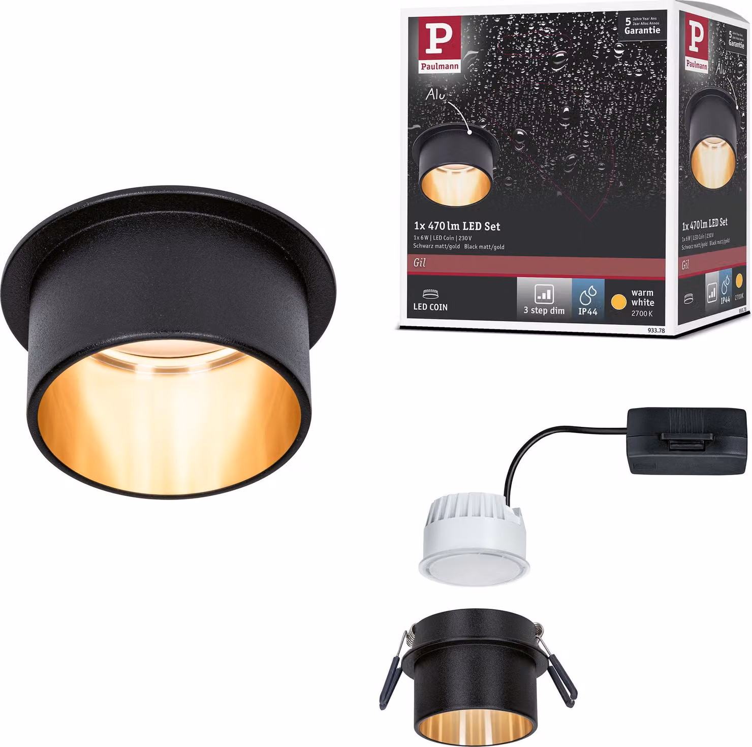 Paulmann Luce da incasso a LED Gil