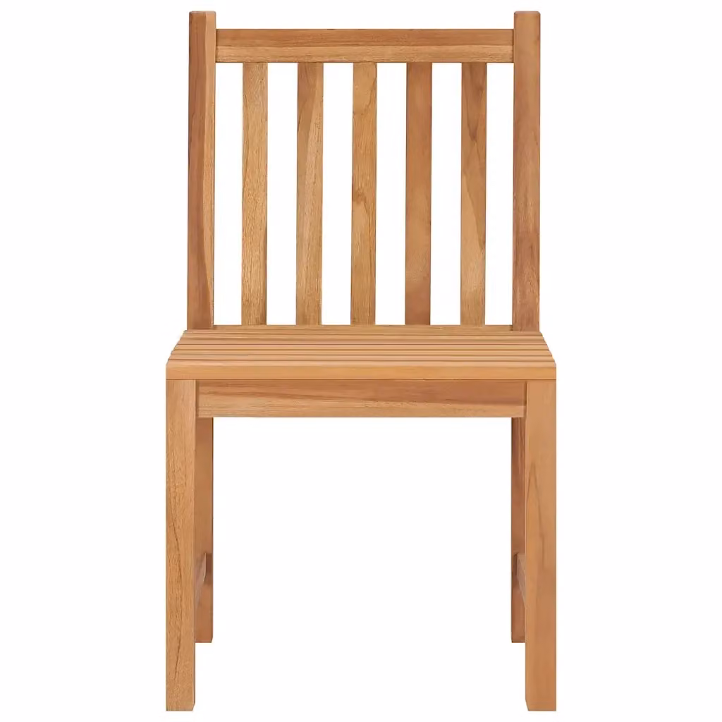 Set di 8 sedie da giardino vidaXL in legno massello di teak con cuscini color antracite e marrone