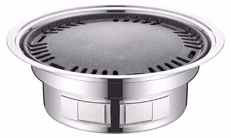 Griglia portatile a carbone per barbecue all'aperto