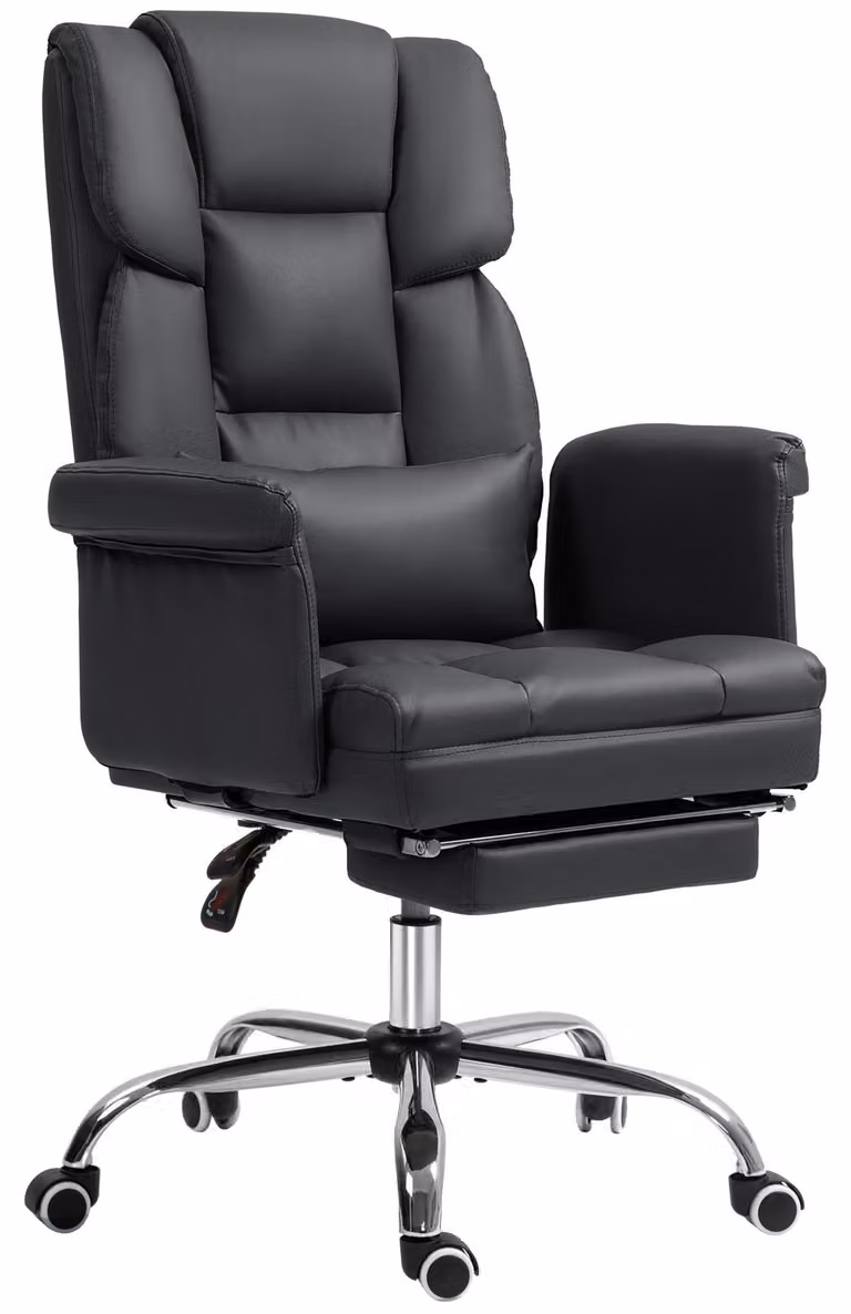 Sedia da ufficio - Sedia ergonomica - Sedia per computer - Sedia da scrivania - Regolazione dell'altezza: 48-56 cm
