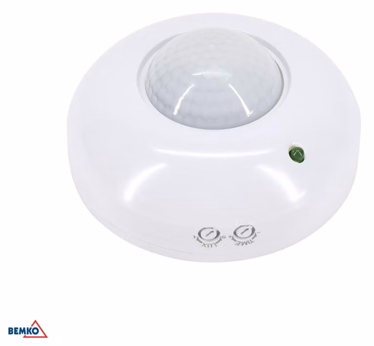 Sensore di movimento BEMKO 1200W 360ST colore bianco B50-SES05WH IP20 Rotondo
