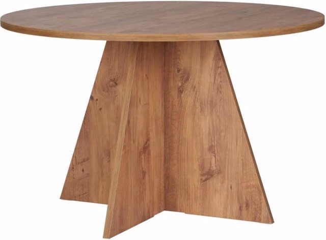Tavolo da pranzo in legno "Virella" - 120 x 120 x 75 cm - Pino atlantico