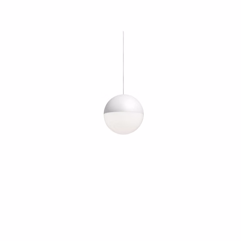 Flos - String Light - Sphere head - 12mt cable - CASAMBI Ready - Lampada a sospensione - Bianco