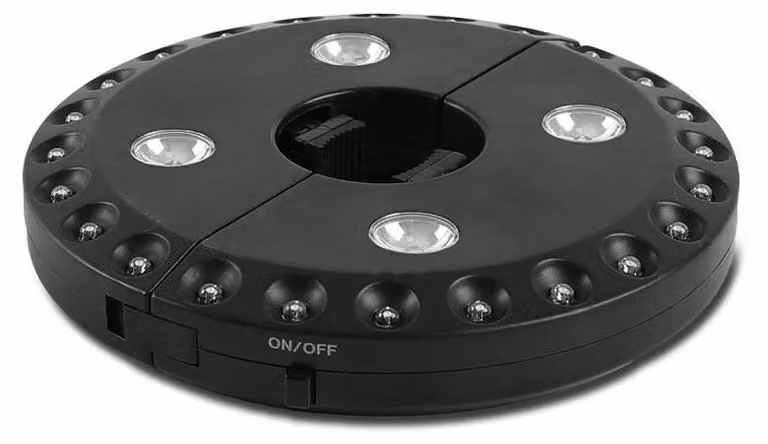 VELAMP IL14 Luce per ombrellone 24+4 LED