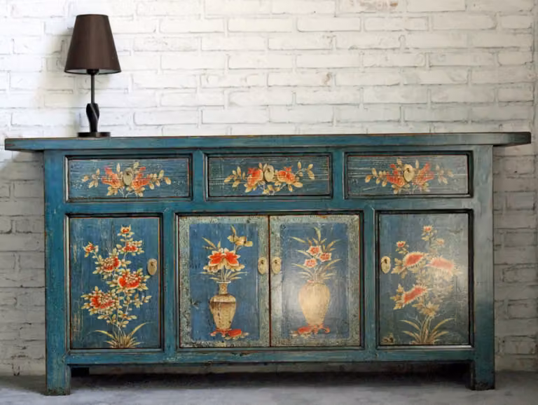 OPIUM OUTLET Mobile cassettiera cinese asiatico orientale, completamente assemblato