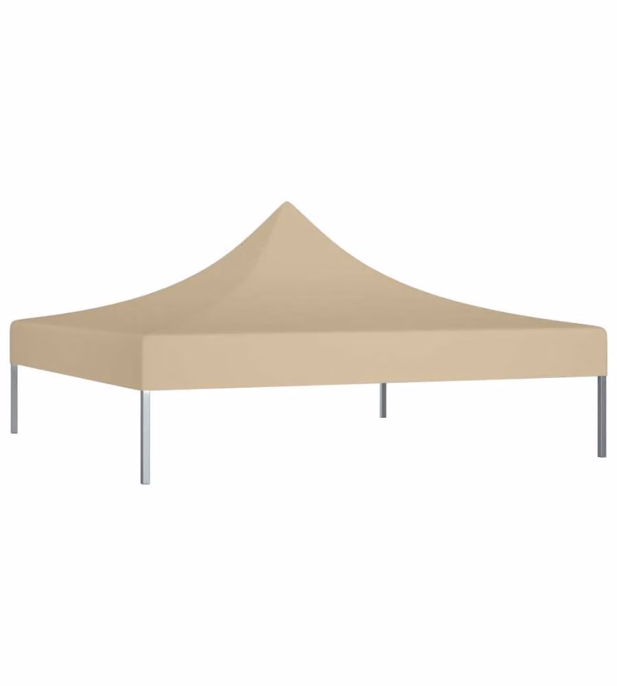 Tetto per Tendone per Feste 3x3 m Beige 270 g/mq