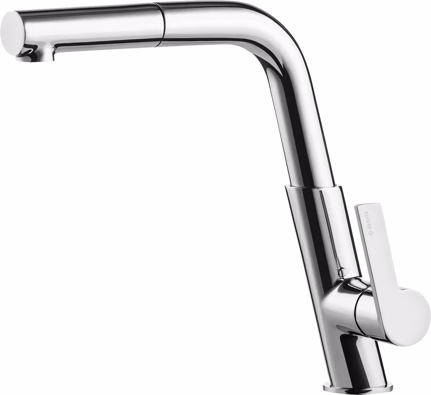 Kitchen faucet with pull-out spout