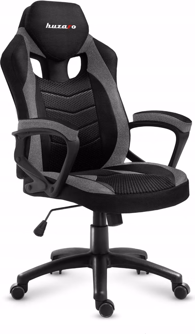 Huzaro FORCE 2.5 GREY MESH Gaming armchair Mesh seat Black Grey