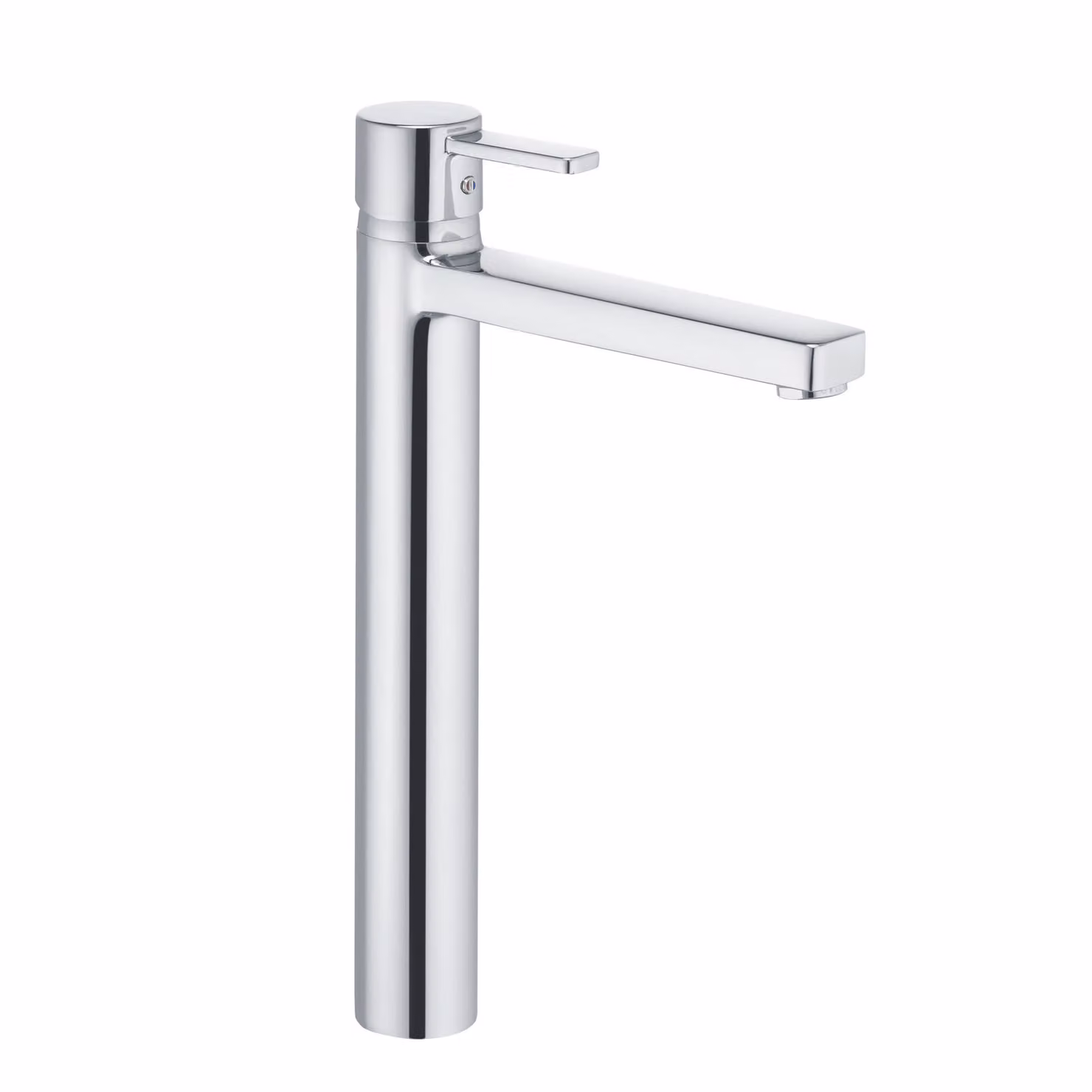 KLUDI ZENTA Mitigeur monocommandé pour lavabo, hauteur de bec 260mm, sans garniture d'écoulement, chrome, 382570575, 382570575