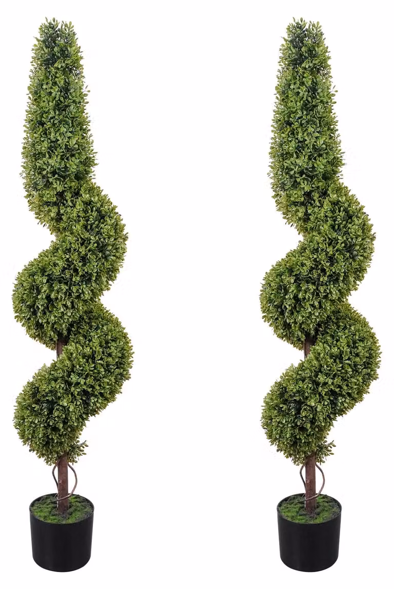 Alberi artificiali sagomati, resistenti ai raggi UV, facili da curare, altezza 120 cm