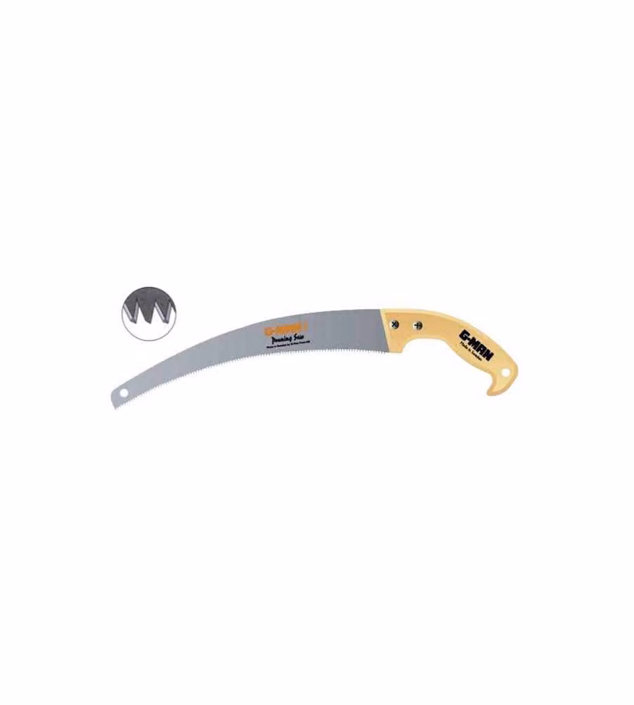 Segaccio curvo per legno G-Man in metallo color argento