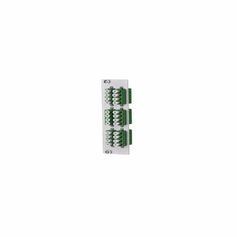 Metz Connect OpDAT REGpro Frontale 3U, 7F 6xLC-Q APC OS2 (Vetroceramica, verde) 15024A7A06-E