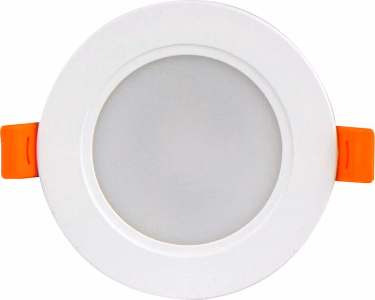 Downlight da incasso da 95 mm, plafoniera da 5 Watt, 450 lm (3000 K, bianco caldo), rotonda