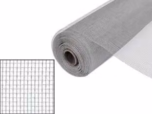 Zanzariera in Alluminio Brite Kote Argento 100 cm x 30 m