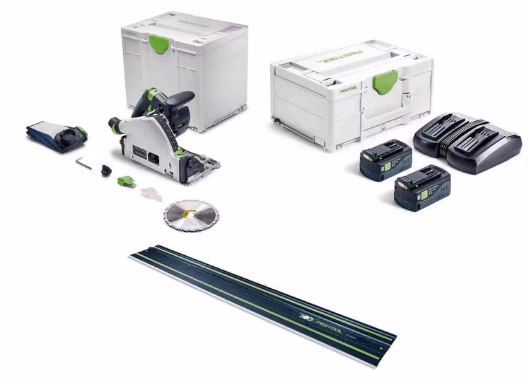 Sega circolare a batteria Festool TSC 55 KSEB-Basic n. 577988 + set energia + binario di guida